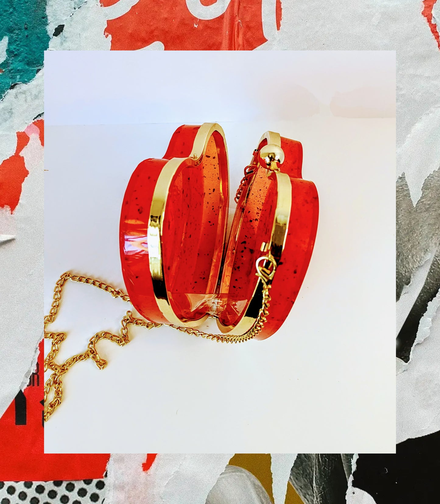 Hand Made Heart shaped purse