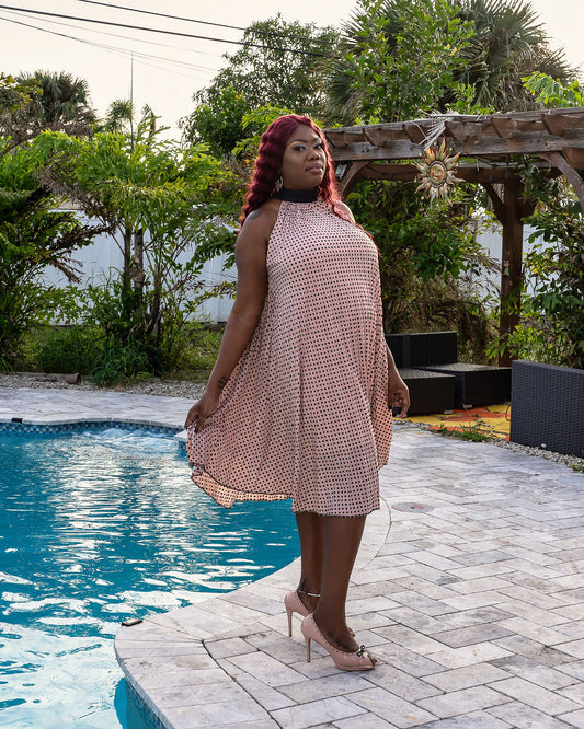 Pleated dress
