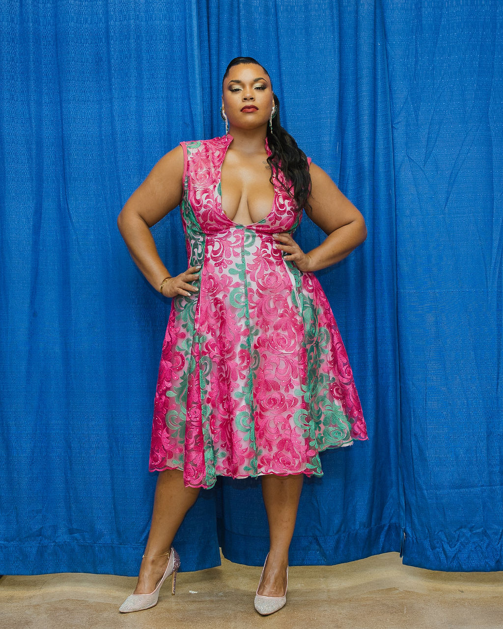African Lace Dress
